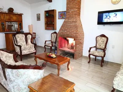 Zona de estar de Cabañas Chely