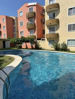 Piscina en o cerca de Departamento en Zona Diamante Acapulco