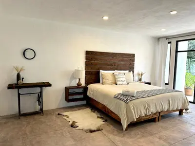 Cama o camas de una habitación en Casa Madera 1C