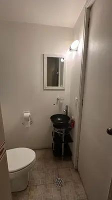 Un baño de Habitación a 5 minutos del AICM