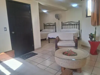 Cama o camas de una habitación en Hotel Antigua Encomienda