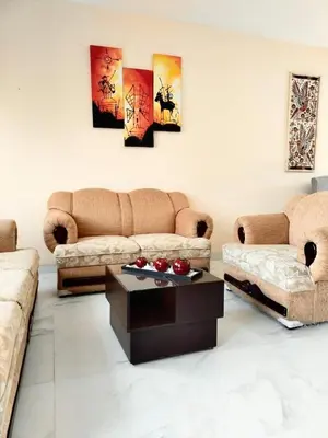 Zona de estar de Spacious and private apartment