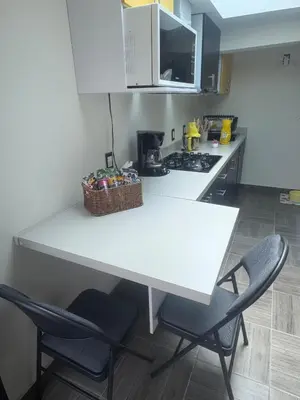 Una cocina o zona de cocina en Loft con terraza privada en CDMX
