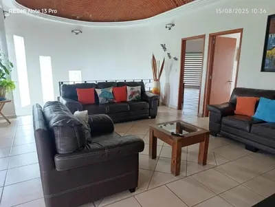 Zona de estar de Casa Volcanes Lomas de Cocoyoc