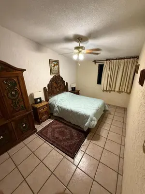 Cama o camas de una habitación en La Cañada216 Con Alberca Climatizada