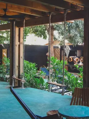 Jardín al aire libre en Loft kineki 6