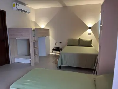 Cama o camas de una habitación en Habitación Chero Premiun
