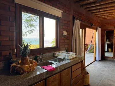 Plano de Charming Ocean View Apartment, Casa Xochi