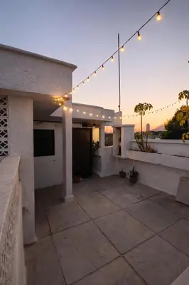 Un balcón o terraza de Alas Host