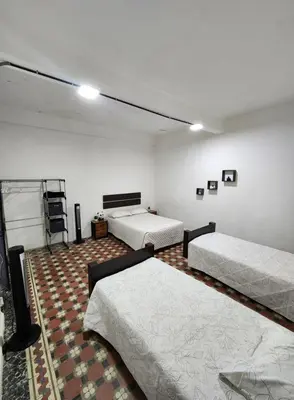 Cama o camas de una habitación en Atlixco Pueblo Magico