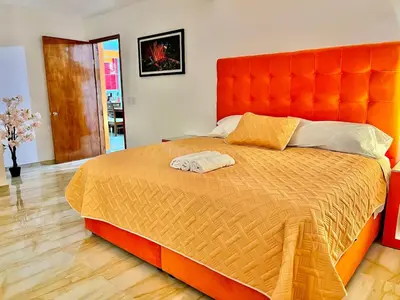 Cama o camas de una habitación en Mi bello Zacatlán-Suite Manzana Delicia