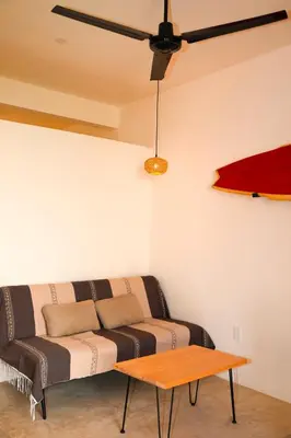 Zona de estar de Casa Chicatana