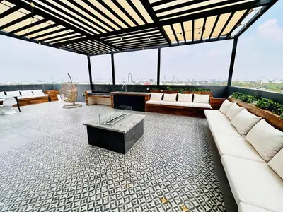 Zona de estar de Exceptional Suite 1 Oasis Tlalpan - Barril 2px
