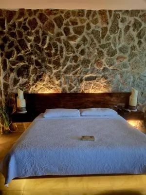 Cama o camas de una habitación en Loft Suite Altitude Cabin