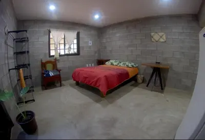 Cama o camas de una habitación en Casa Camino Real