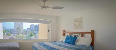 Cama o camas de una habitación en Apartment with the sea at your feet