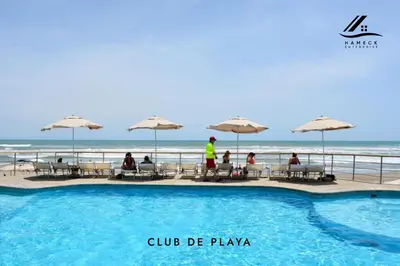 Piscina en o cerca de Departamento en Acapulco Diamante