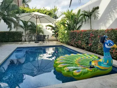 Piscina en o cerca de Casa Santa Cruz 4 bdrm house-Pool & walk to Beach