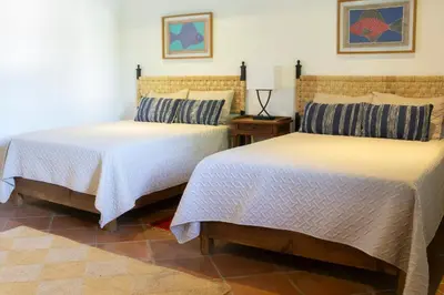 Cama o camas de una habitación en Hotel Casa Corazón Malinalco
