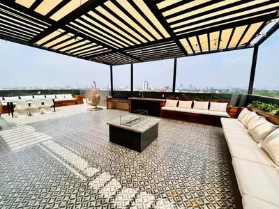 Zona de estar de Spectacular Suite 2 Oasis Tlalpan - La Sandia