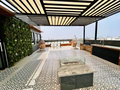 Zona de estar de Spectacular Suite 2 Oasis Tlalpan - La Sandia