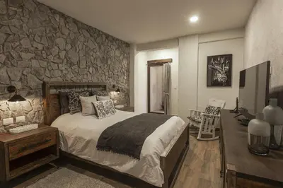 Cama o camas de una habitación en Ander en ValQuirico