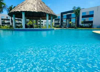 Piscina en o cerca de Depa MAJUM Aries