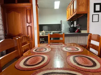 Una cocina o zona de cocina en Casa Flores