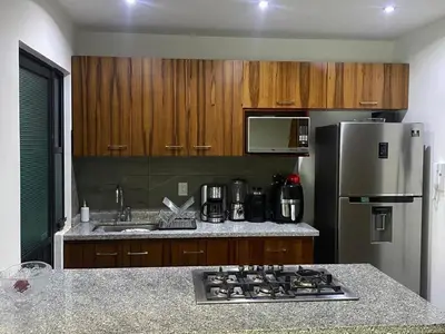 Una cocina o zona de cocina en La PRIMAVERA APARTMENT IN CUERNAVACA