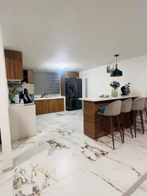 Una cocina o zona de cocina en Casa LEAM