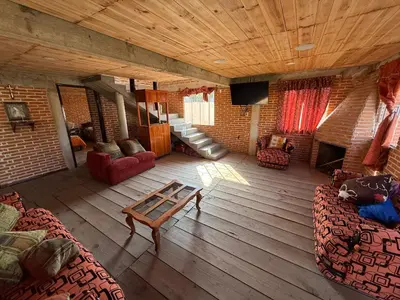Zona de estar de Cabañas Rancho Guadalupe