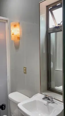 Un baño de Hotel Monkey House Tuxtla Gutiérrez