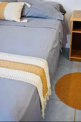 Cama o camas de una habitación en Punta Sol