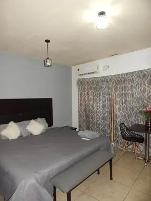 Cama o camas de una habitación en Entire apartment 2 rooms 4 people