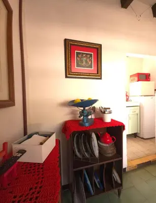 Cama o camas de una habitación en Balcón de Frida