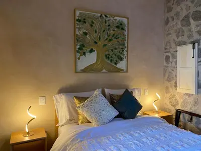 Cama o camas de una habitación en Rafaello Loft in Val'Quirico