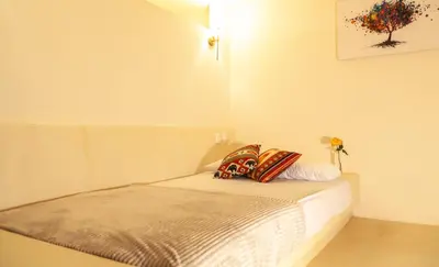 Cama o camas de una habitación en 2 Room Loft, Kitchen, Garden