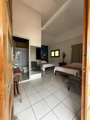 Cama o camas de una habitación en Finca San Antonio
