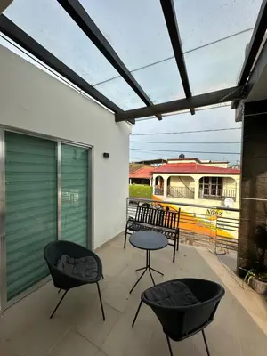 Un balcón o terraza de Casa Lujosa, Catemaco, Ubicación Céntrica