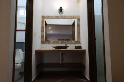 Un baño de Hotel Finca San José