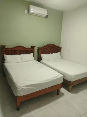 Cama o camas de una habitación en Casa Blanca Puerto Marqués 10