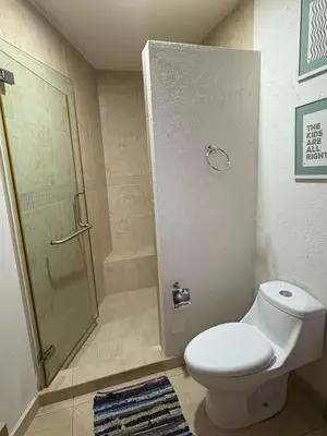 Un baño de La Trinidad