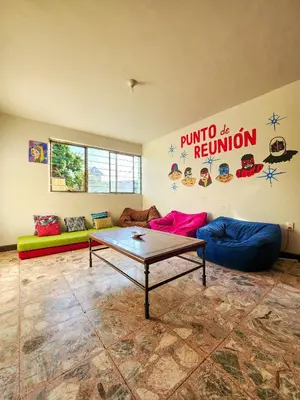 Zona de estar de Habitaciones CASA BULE
