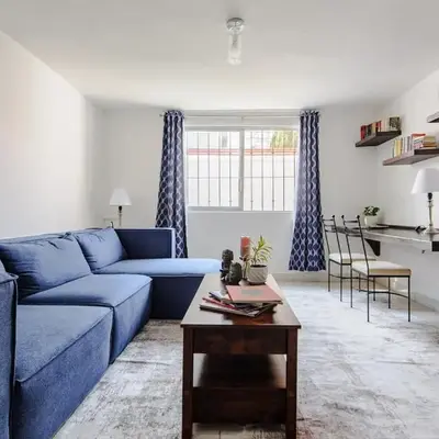Casa con jardín y estacionamiento privados en Coyoacán