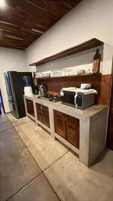 Una cocina o zona de cocina en Luxury Dream Village in Palmarito Puerto Escondido