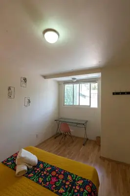 Cama o camas de una habitación en Departamentos Mi querido Coyoacán
