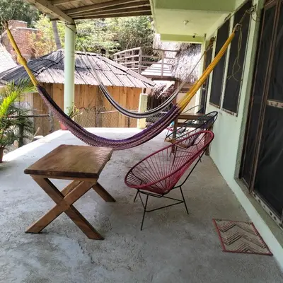 Un balcón o terraza de ecohabitas