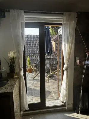 Un balcón o terraza de Sicilia con Terraza y chimenea