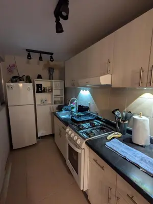 Una cocina o zona de cocina en Departamento cerca del Zocalo y aeropuerto