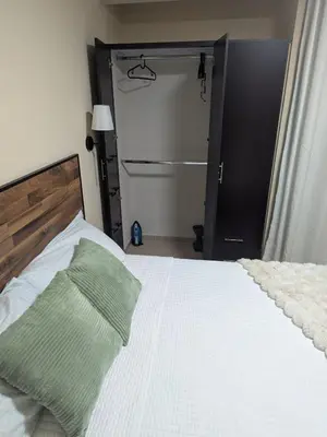 Cama o camas de una habitación en Departamento cerca del Zocalo y aeropuerto